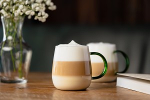 Komplet 2 szklanek z zielonym uchem 400 ml Bolla 1142