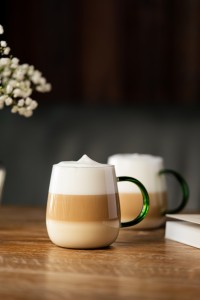 Komplet 2 szklanek z zielonym uchem 400 ml Bolla 1142