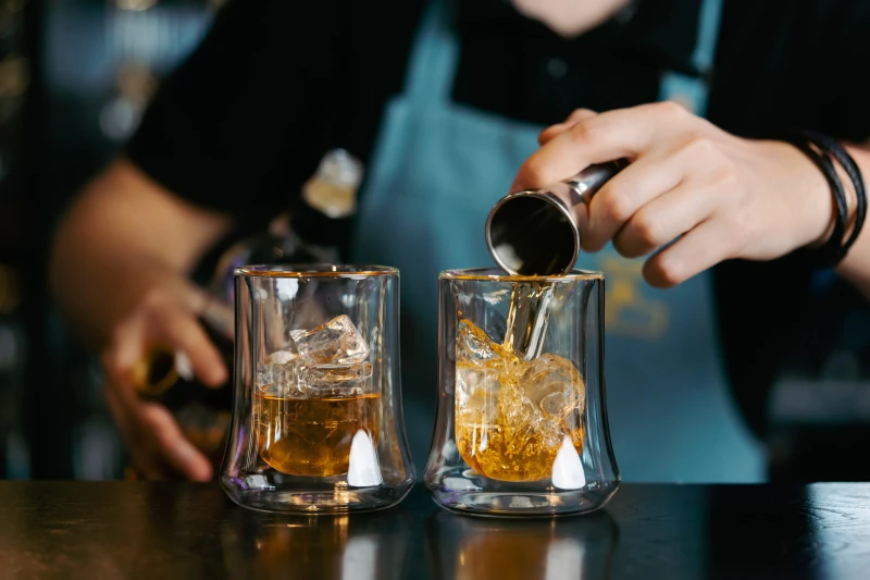 Komplet 2 szklanek niskich z podwójną ścianką Soho 240 ml 8920