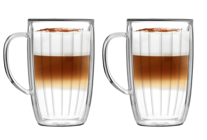 Komplet 2 szklanek wysokich z uchem Tulip 350 ml 8975