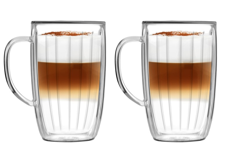 Komplet 2 szklanek wysokich z uchem Tulip 350 ml 8975