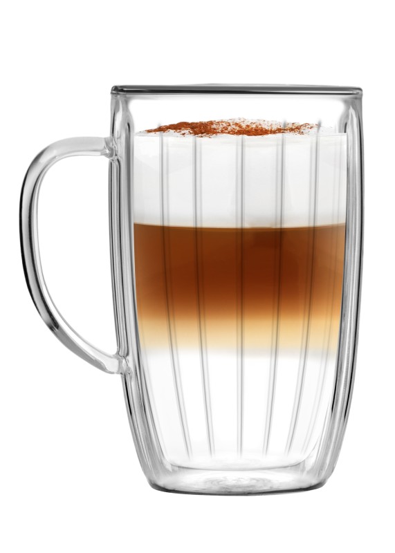 Komplet 2 szklanek wysokich z uchem Tulip 350 ml 8975