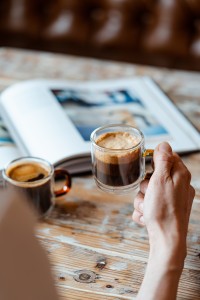 Komplet 2 szklanek z podwójną ścianką do espresso Amber 80 ml 8579