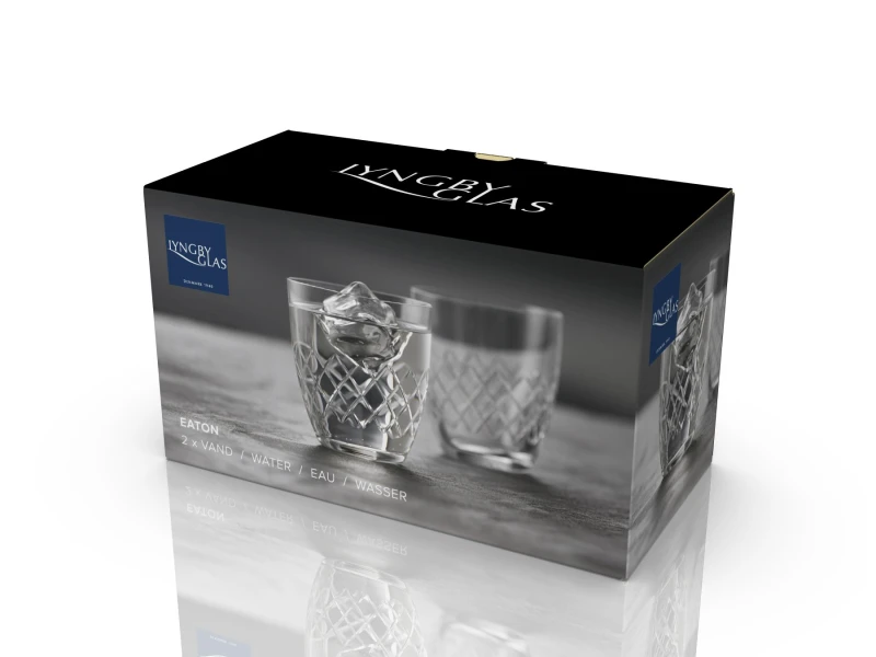 Szklanki do wody ze szkła kryształowego Eaton 300 ml 2 sztuki 36239