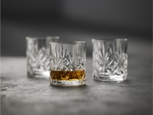 Szklanki do whisky ze szkła kryształowego Melodia 310 ml 6 sztuk 916107