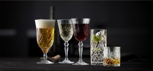 Szklanki do whisky ze szkła kryształowego Melodia 310 ml 6 sztuk 916107