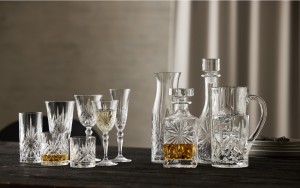 Szklanki do whisky ze szkła kryształowego Melodia 310 ml 6 sztuk 916107