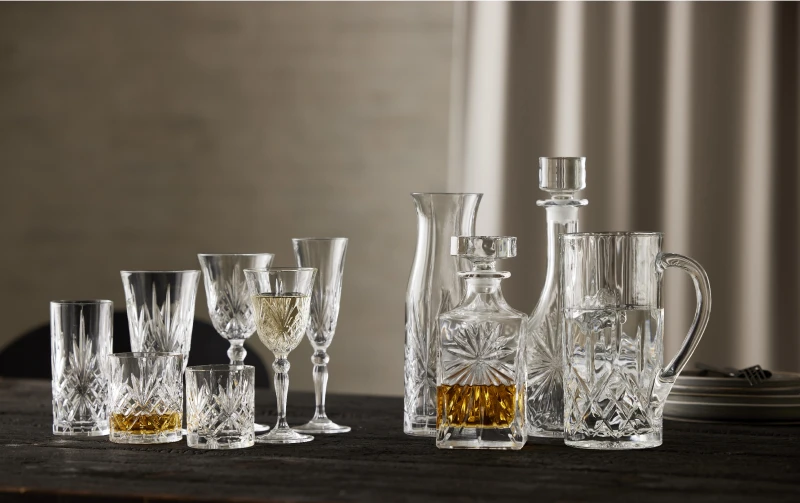 Szklanki do whisky ze szkła kryształowego Melodia 310 ml 6 sztuk 916107