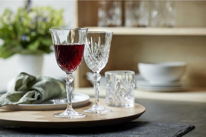 Szklanki do whisky ze szkła kryształowego Melodia 310 ml 6 sztuk 916107