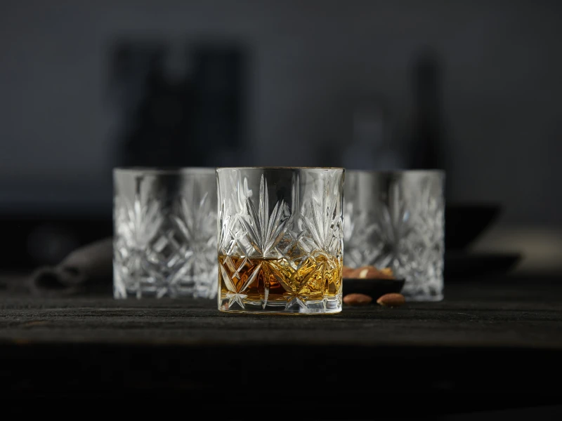 Szklanki do whisky ze szkła kryształowego Melodia 310 ml 6 sztuk 916107