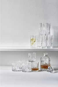 Szklanki do whisky ze szkła kryształowego Melodia 310 ml 6 sztuk 916107