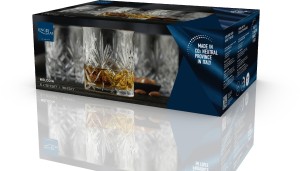 Szklanki do whisky ze szkła kryształowego Melodia 310 ml 6 sztuk 916107