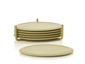Podstawki pod szklanki Singles Leek Green 32231