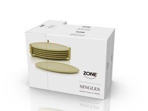 Podstawki pod szklanki Singles Leek Green 32231