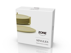 Podstawki pod szklanki Singles Leek Green 32231