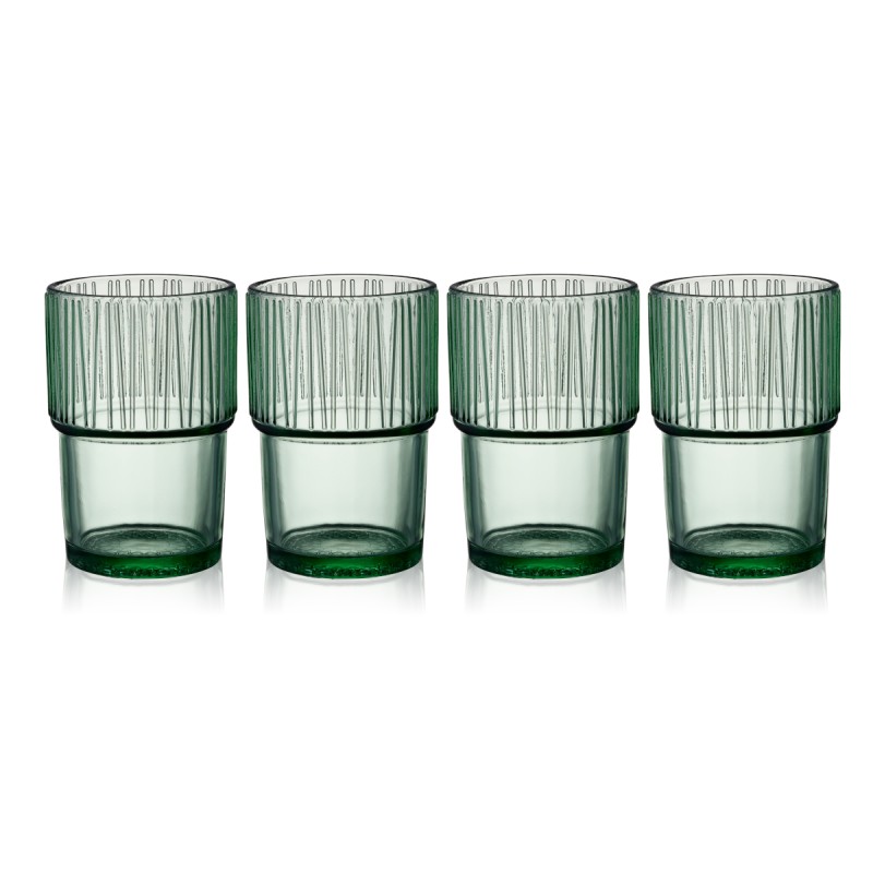 Szklanki Kusintha 4 szt. 380 ml Green 30676
