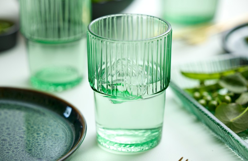 Szklanki Kusintha 4 szt. 380 ml Green 30676