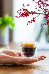 2 szklanki do espresso z podwójną ścianką 70 ml Sferico 7947