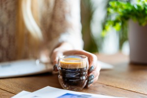 2 szklanki do espresso z podwójną ścianką 70 ml Sferico 7947