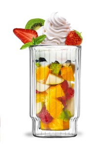 2 pucharki do deserów z podwójną ścianką 300 ml Lungo 7879