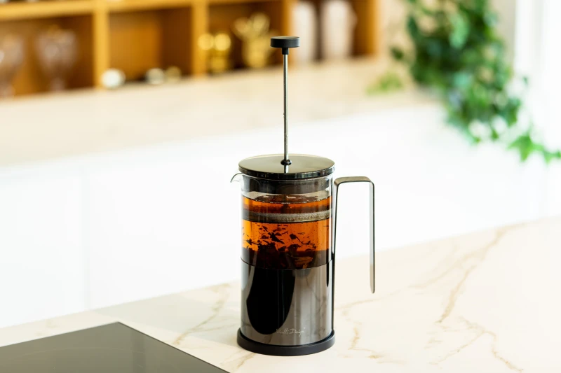 Zaparzacz do kawy i herbaty 1000 ml Diamante graiftowy 0701