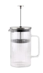 Zaparzacz do kawy i herbaty z podwójną ścianką 1000 ml Tulip srebrny mat 0657