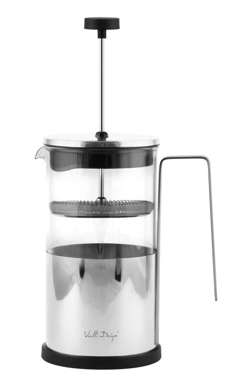Zaparzacz do kawy i herbaty 1000 ml Diamante srebrny 0688