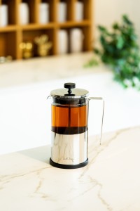 Zaparzacz do kawy i herbaty 1000 ml Diamante srebrny 0688
