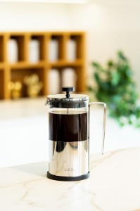 Zaparzacz do kawy i herbaty 1000 ml Diamante srebrny 0688