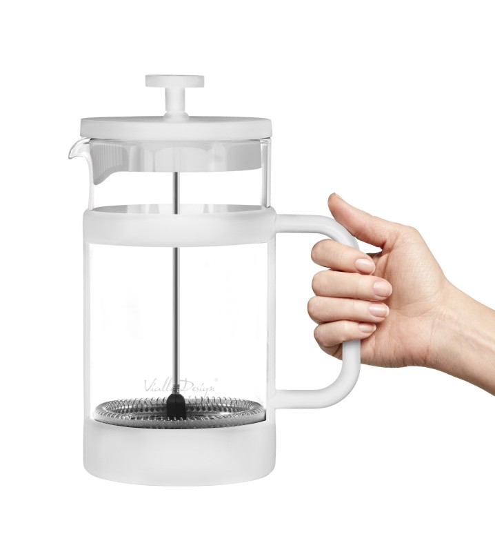 Zaparzacz do kawy i herbaty 1000 ml Senso biały 1074