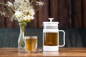 Zaparzacz do kawy i herbaty 1000 ml Senso biały 1074