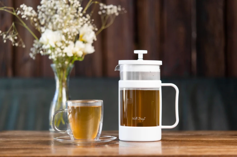 Zaparzacz do kawy i herbaty 1000 ml Senso biały 1074