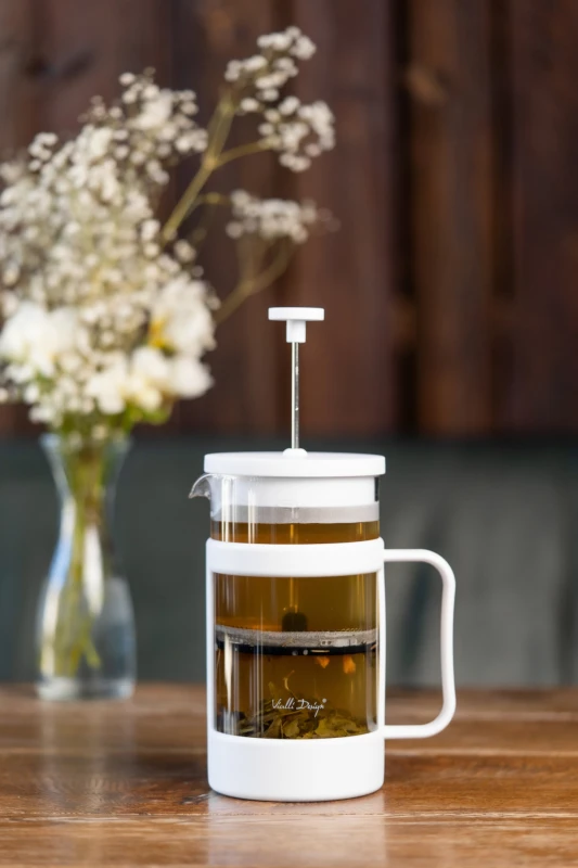 Zaparzacz do kawy i herbaty 1000 ml Senso biały 1074