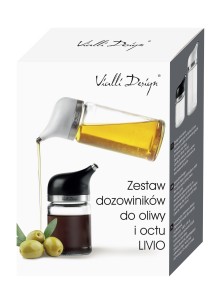 Zestaw 2 dozowników do oliwy i octu LIVIO 27527