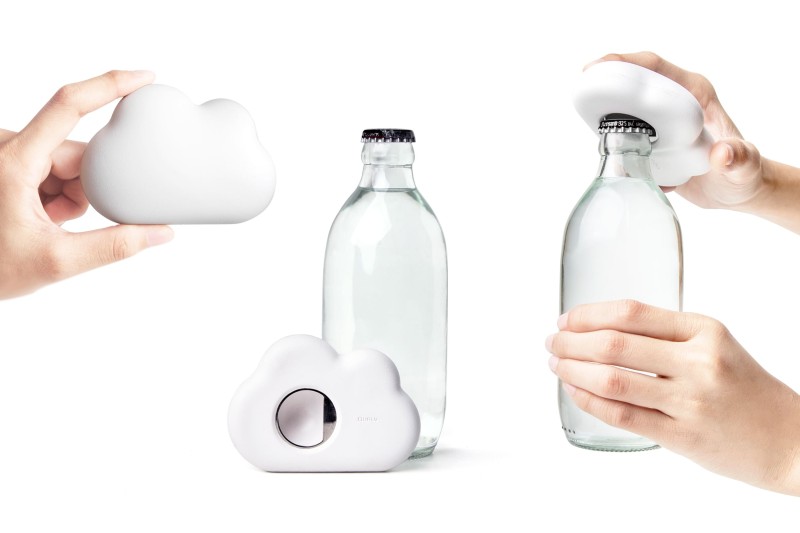 Otwieracz do butelek Cloud biały 10214-WH