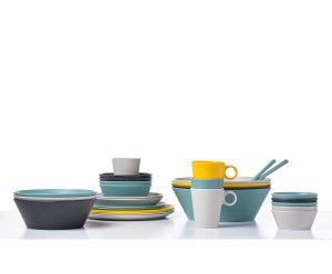 Zestaw łyżek do sałaty Bloom Pebble Green 105959094600