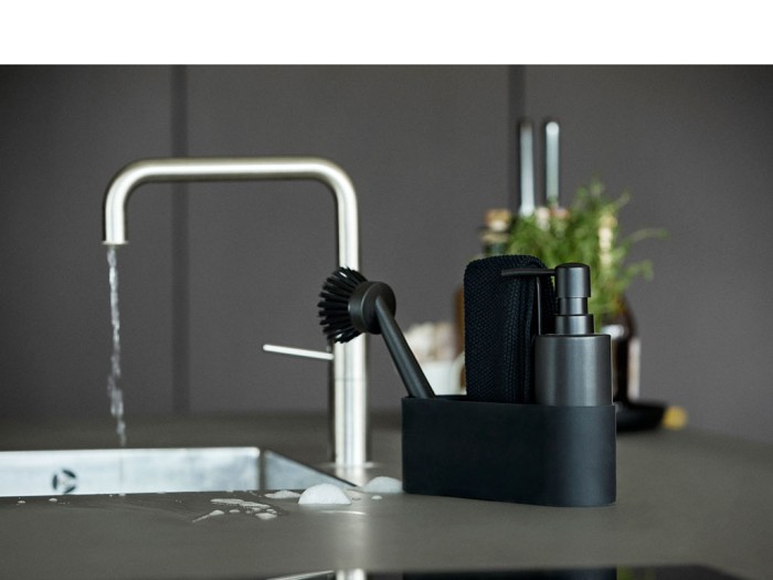 Organizer do zlewu 4el. Singles czarny 330446