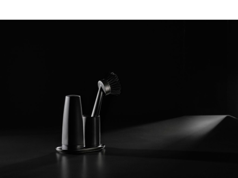 Organizer do zlewu Singles czarny 332056