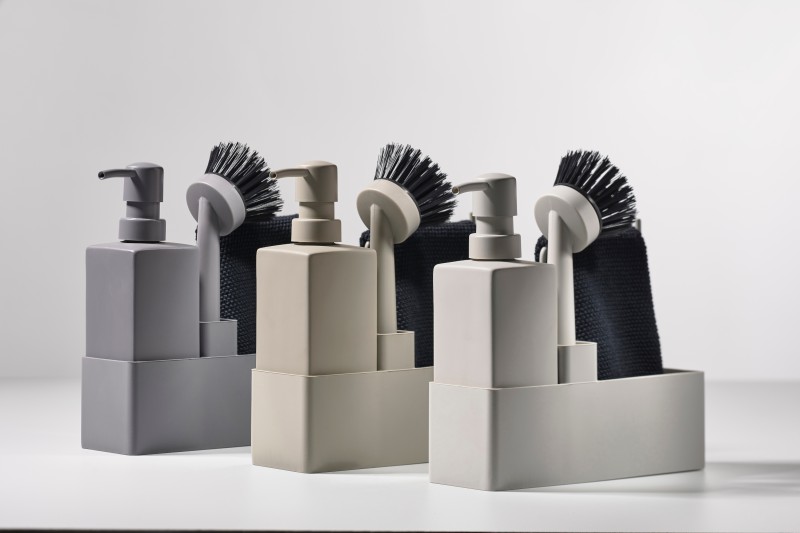 Organizer do zlewu Singles szary 15241