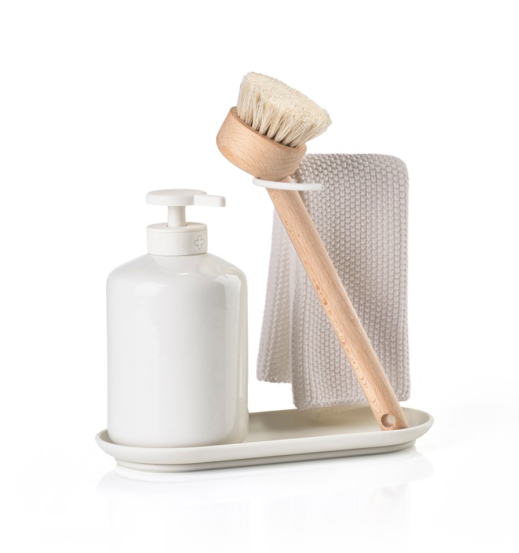 Organizer do zlewu 3 elementy Inu Off white 29720