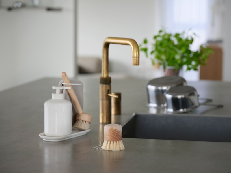 Organizer do zlewu 3 elementy Inu Off white 29720