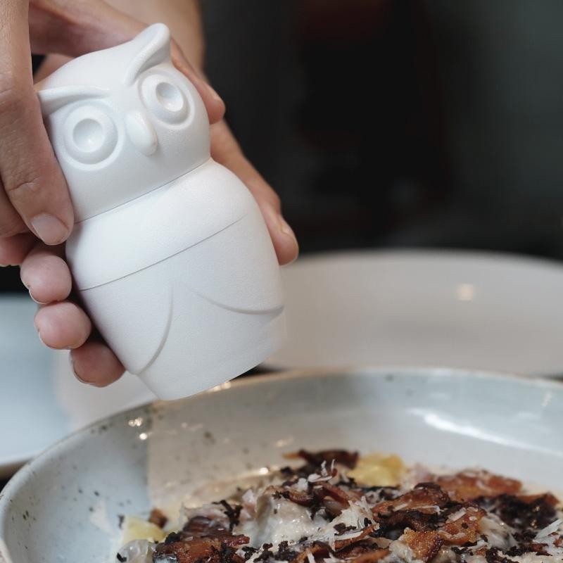 Młynek do soli i pieprzu Tasty Owl biały 10251-W