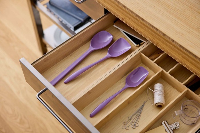 Łyżki kuchenne 3szt Lavender 30133