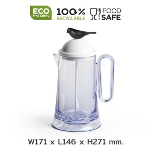 Dzbanek Sparrow 10301-WH-BK