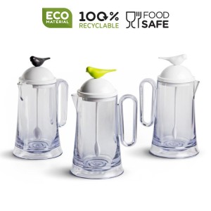 Dzbanek Sparrow 10301-WH-BK