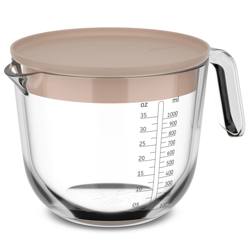 Dzbanek z miarką i pokrywką Chef It 1000 ml Chalk 102311031500
