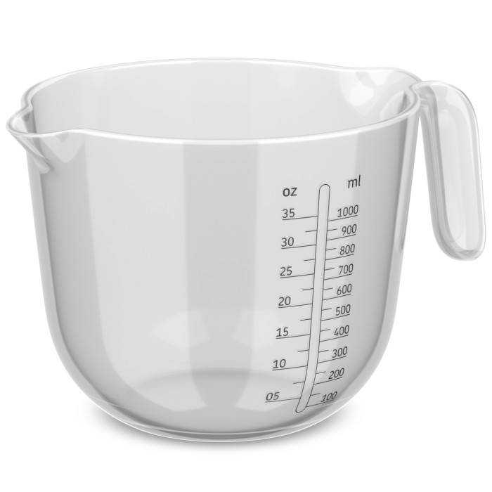 Dzbanek z miarką Chef It 1000 ml przeźroczysty 102312053100