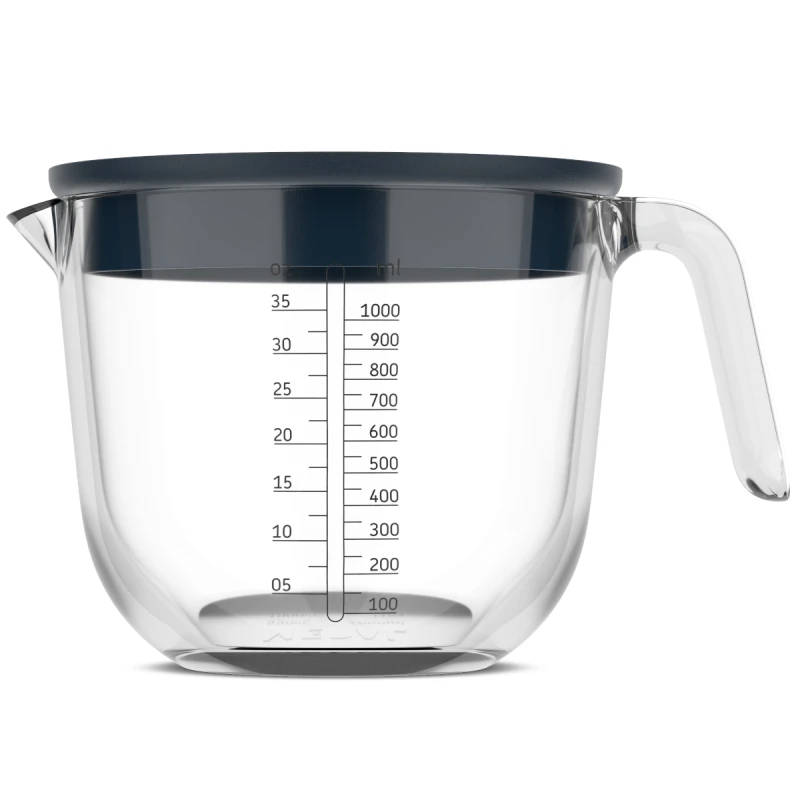 Dzbanek z miarką i pokrywką Chef It 1000 ml Navy 102311018100