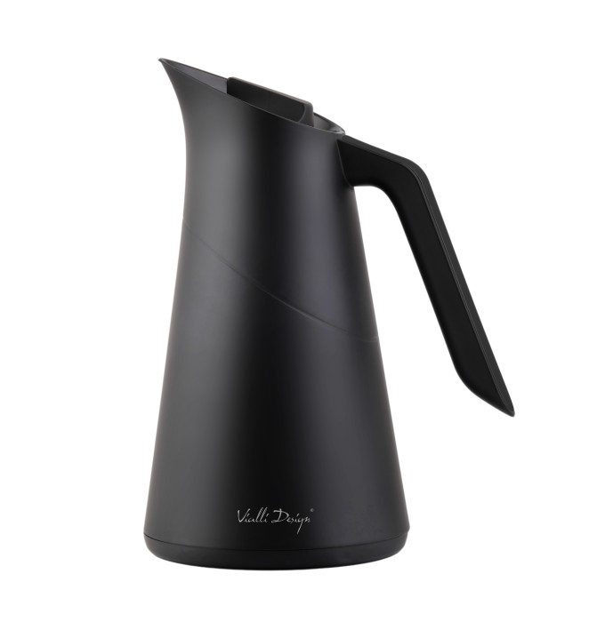 Termos z wkładem szklanym Soho 1l czarny 9668