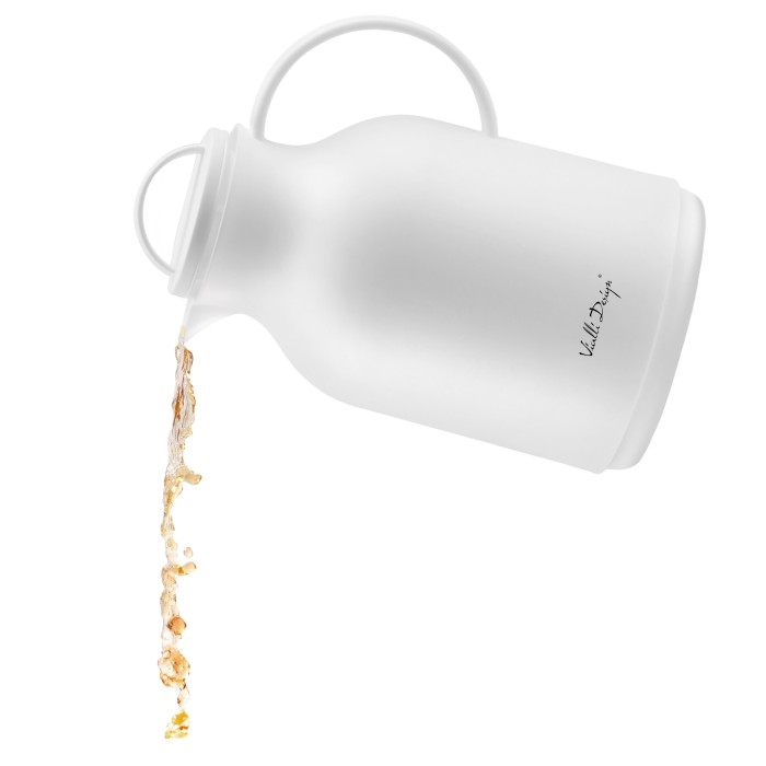 Termos z wkładem szklanym 1L AMO biały 27763